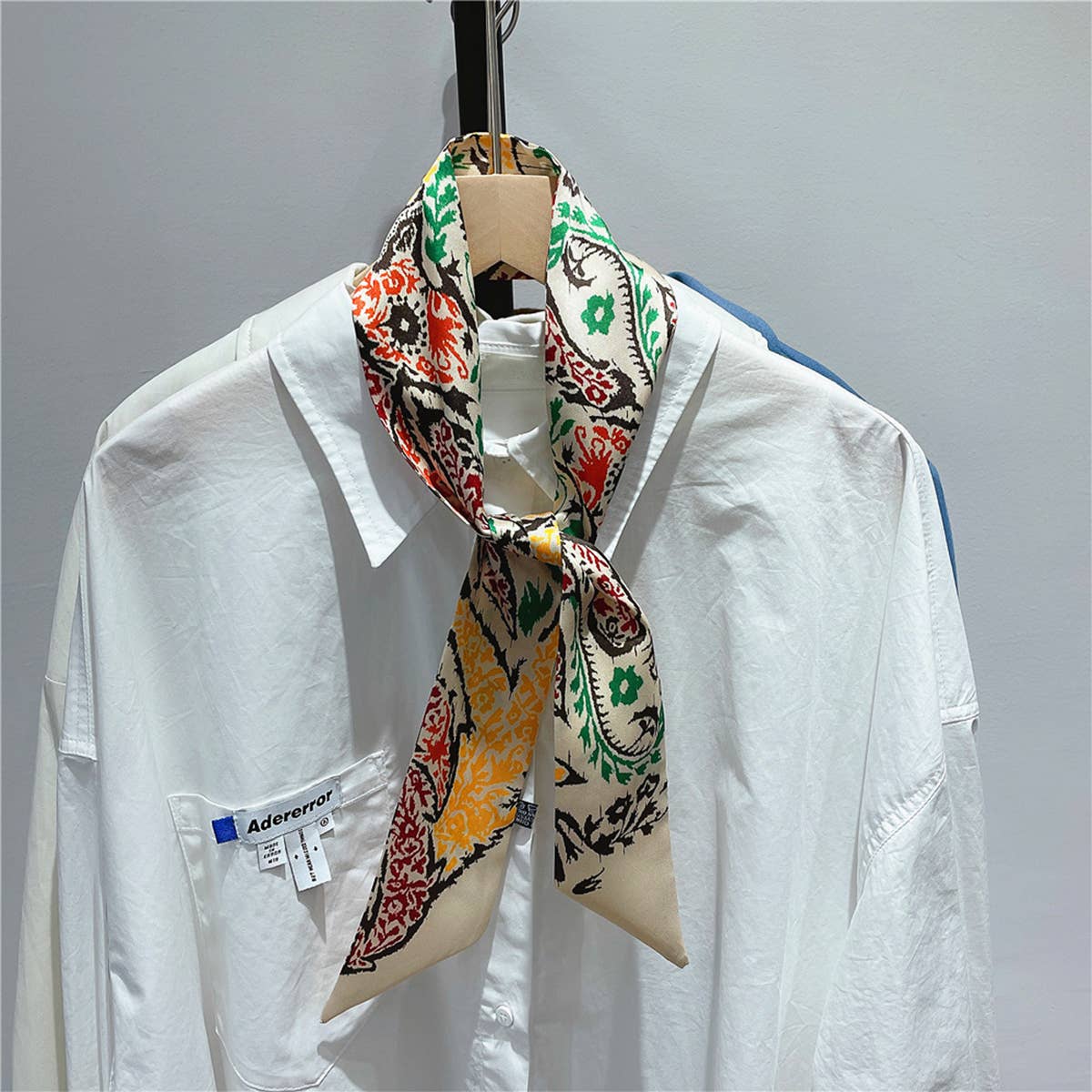 Floral Twillie Scarf for Bag