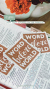 Word Before World Sticker