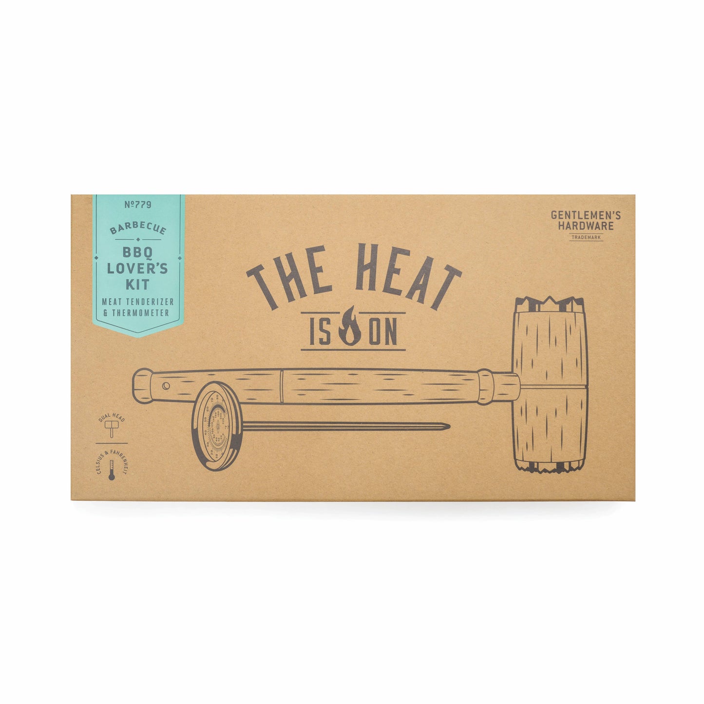"Bbq Lovers Kit" Meat Tenderizer & Thermometer"