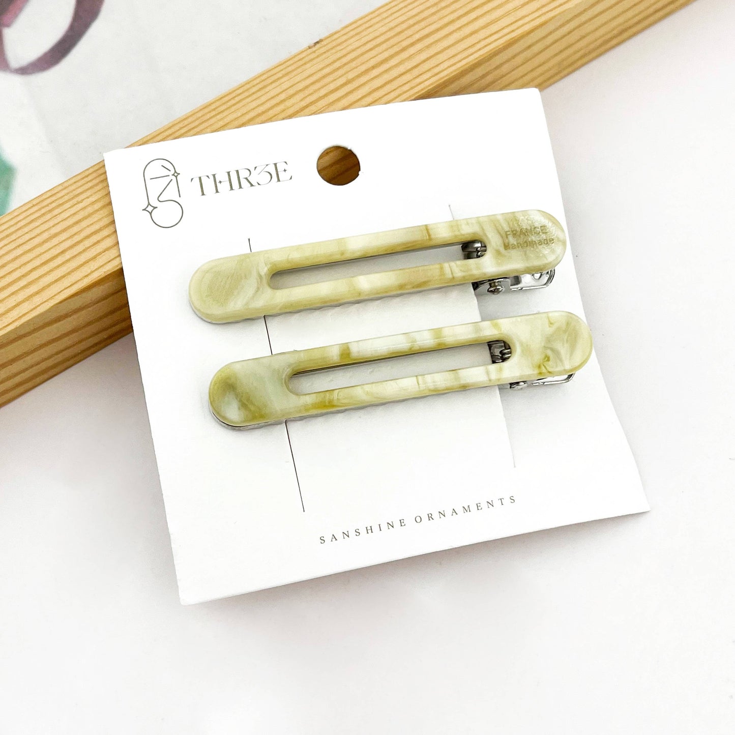 Hollow Oval Hair Clip Set