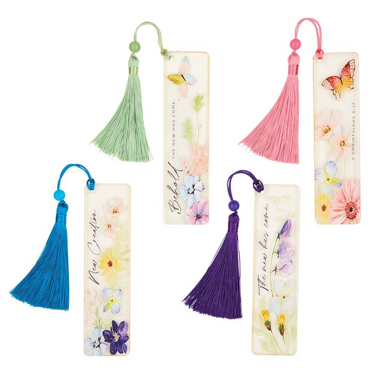 "Made New" Acrylic Tassel Bookmark