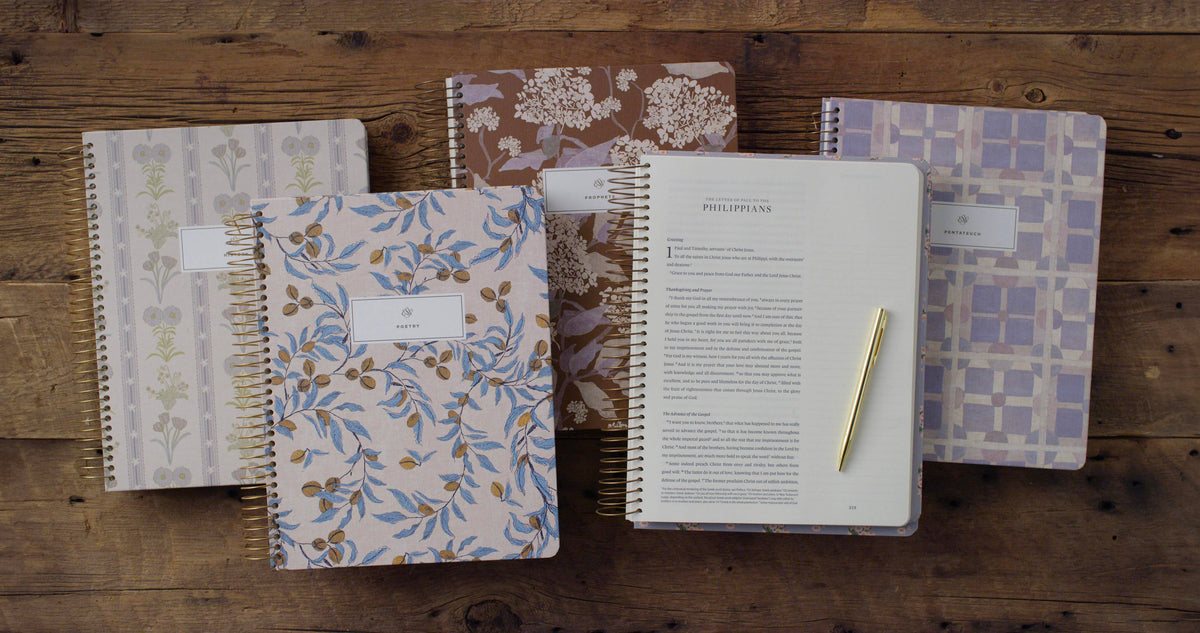 ESV Spiral-Bound Journaling Bible, Five-Volume Set