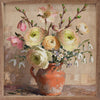 Floral Bouquet Framed Art 12x12