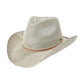 Sequin Cowboy Hat with Suede String