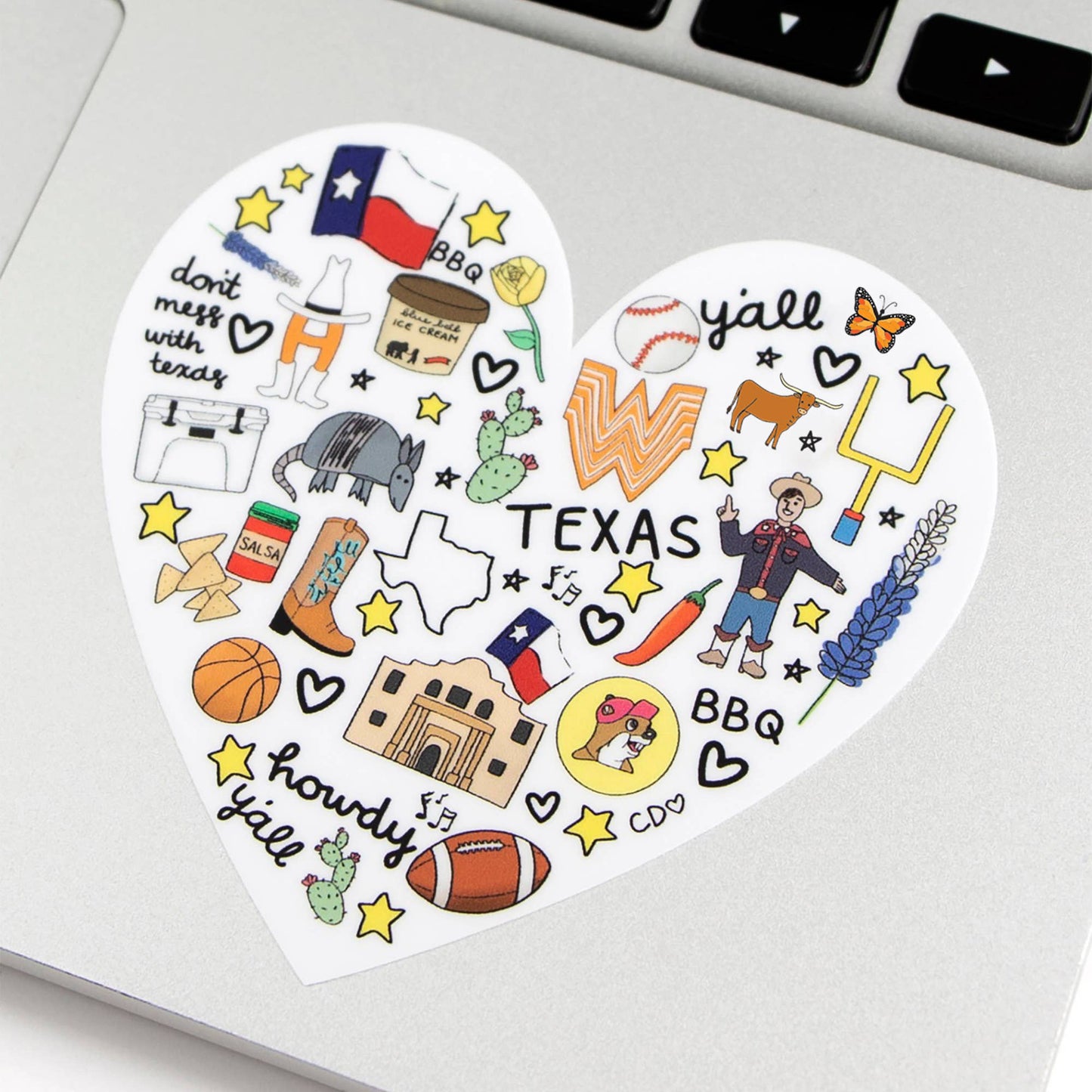 Love for Texas Decal Sticker