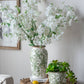 Verdant Whisper Ceramic Vase