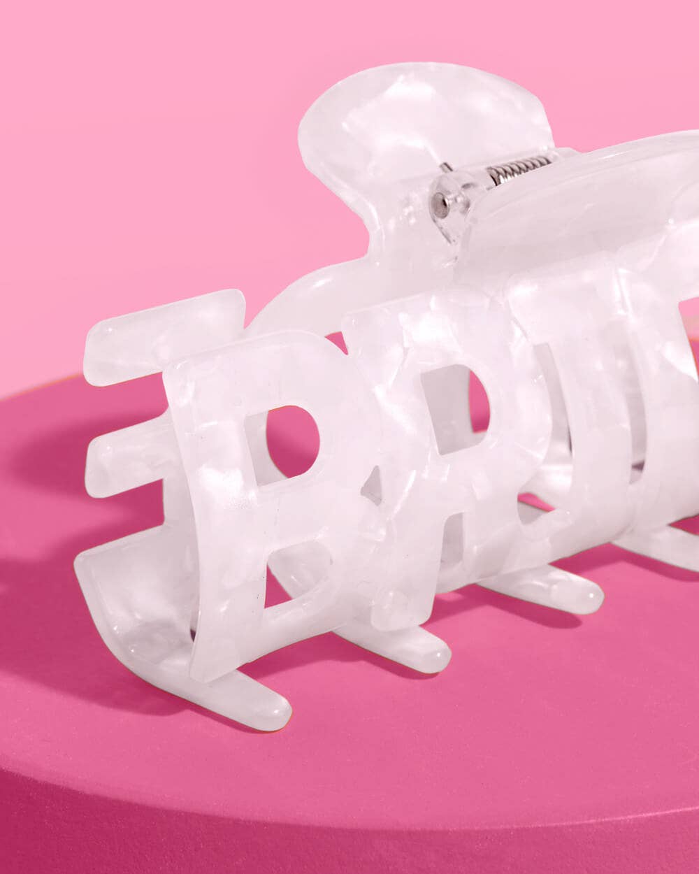 Bride Word Claw Clip