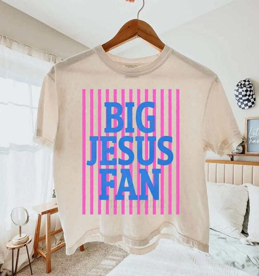 Big Jesus Fan Graphic Tee
