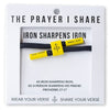 IRON SHARPENS IRON Bracelet Cord Bracelet