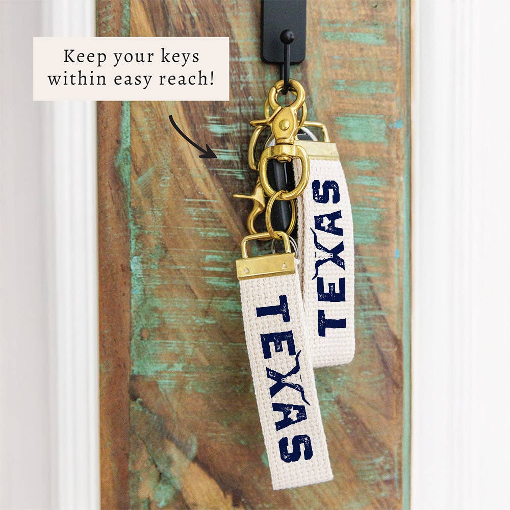 Texas Keychain Bag Charm