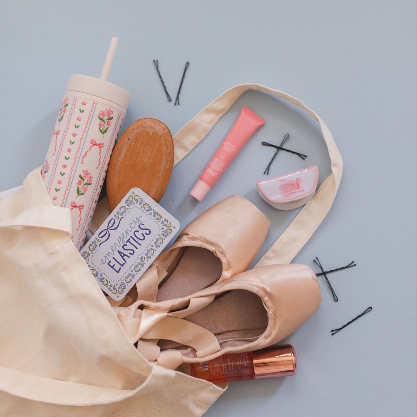 Emergency Elastics Travel Tin with 20 Hair Ties