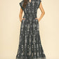 Black Tiered Maxi Dress