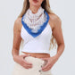 Printed Square Scarf 27.5" x 27.5"