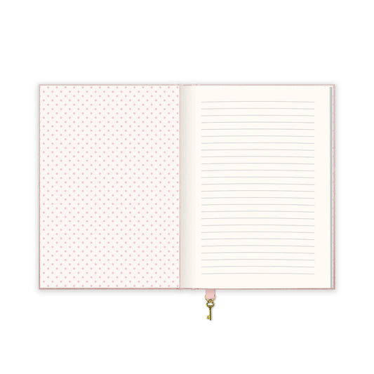 Sweetheart Pink Bow Olivia Velvet Journal