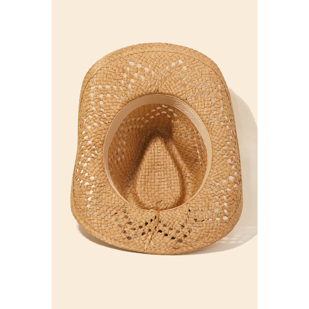 Cowrie Shell Bead Rope Strap Straw Hat