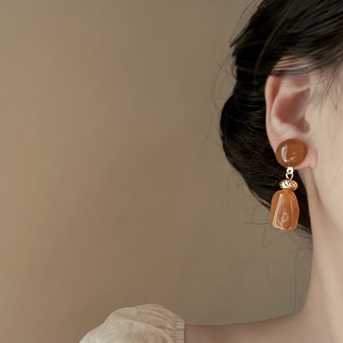 Round Retro Earrings