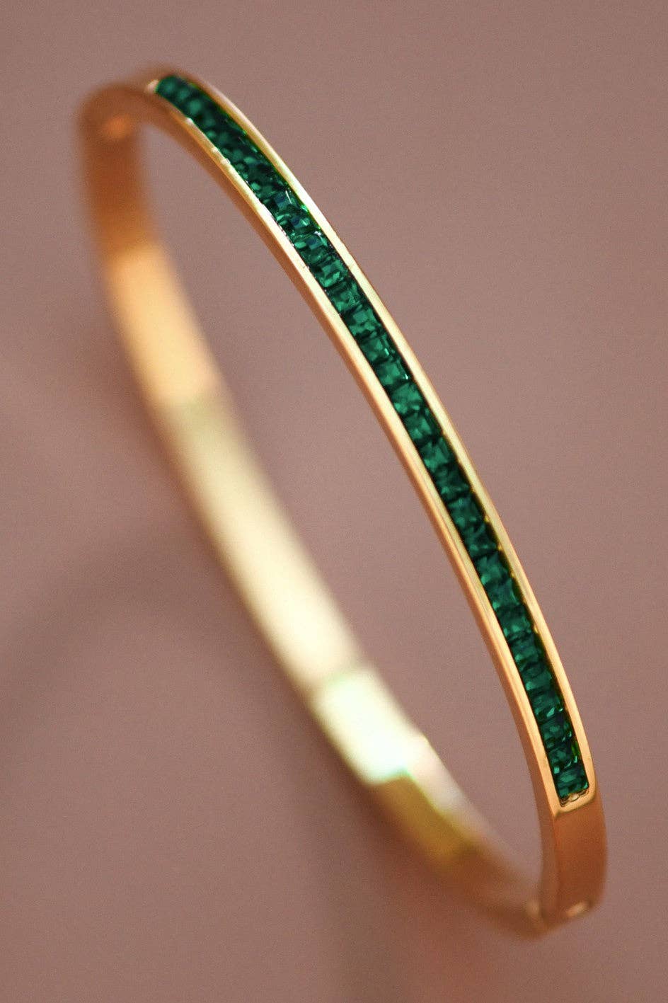 18K Gold Plated Waterproof Stainless Steel Bangle