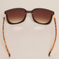 Glitter Detail Square Sunglasses