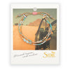 Courage/Amazonite/Gold Bracelet