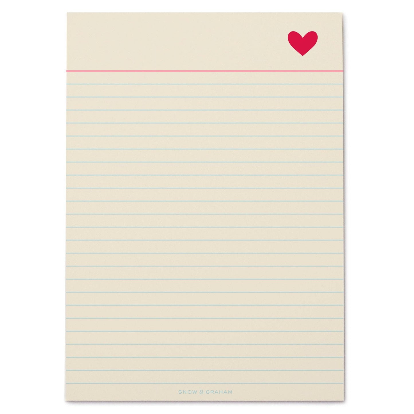 Heart Notepad