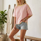 Striped Relaxed Fit Knit Tee