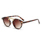 Round-Frame Print Sunglasses