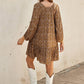 Day Dreams Paisley Print Swing Dress