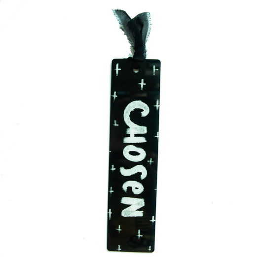 Chosen Black & White Acrylic Bookmark