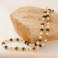 18K Gold Non-Tarnish Boho Beaded Necklace