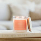 Peach + Nectar Glass Tumbler Soy Candle