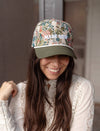 Made New Floral Embroidered Snapback Cap