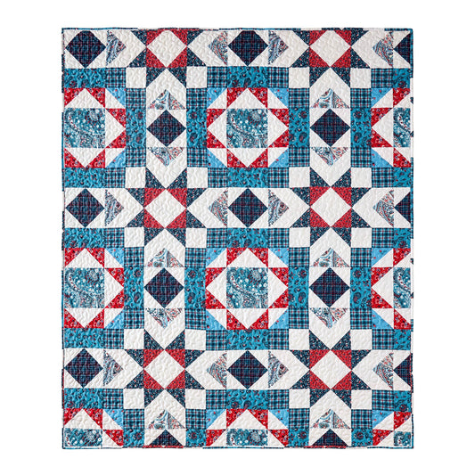 Star Patriotic Throw 50"X60"