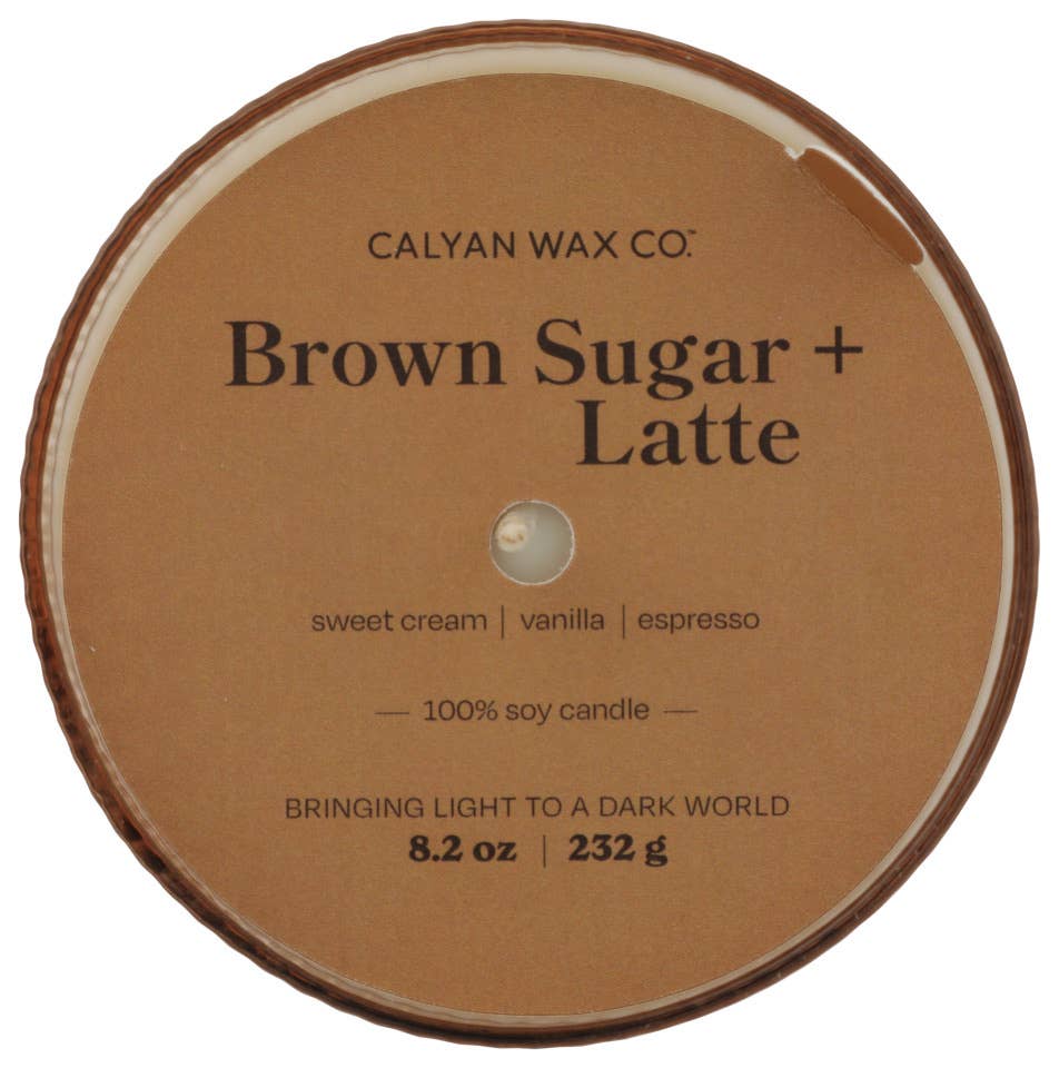 Brown Sugar + Latte Radiance Series Soy Candle