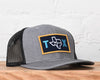 State of Texas Snapback Hat - Hunter Grey / Black