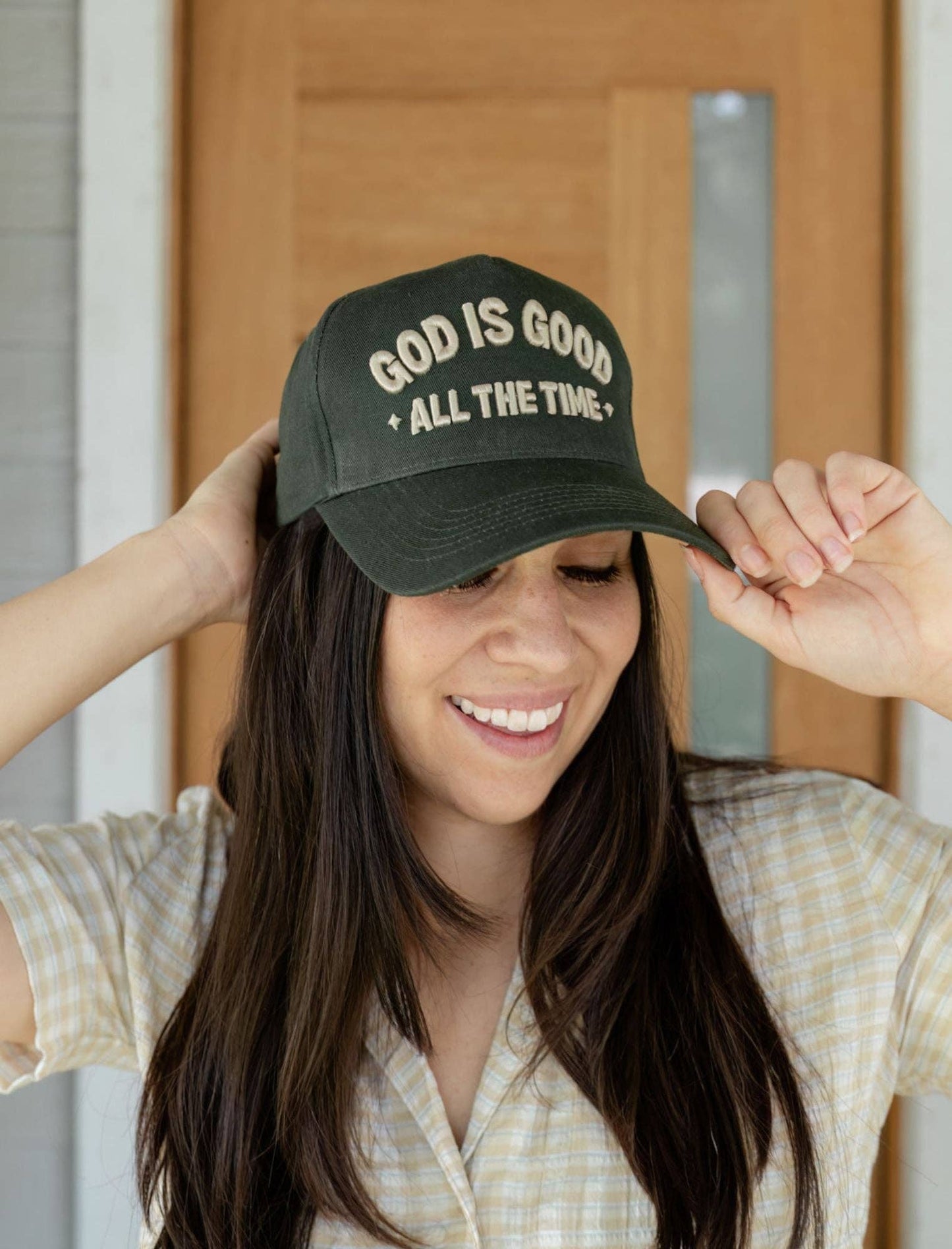 God is Good Embroidered Hat