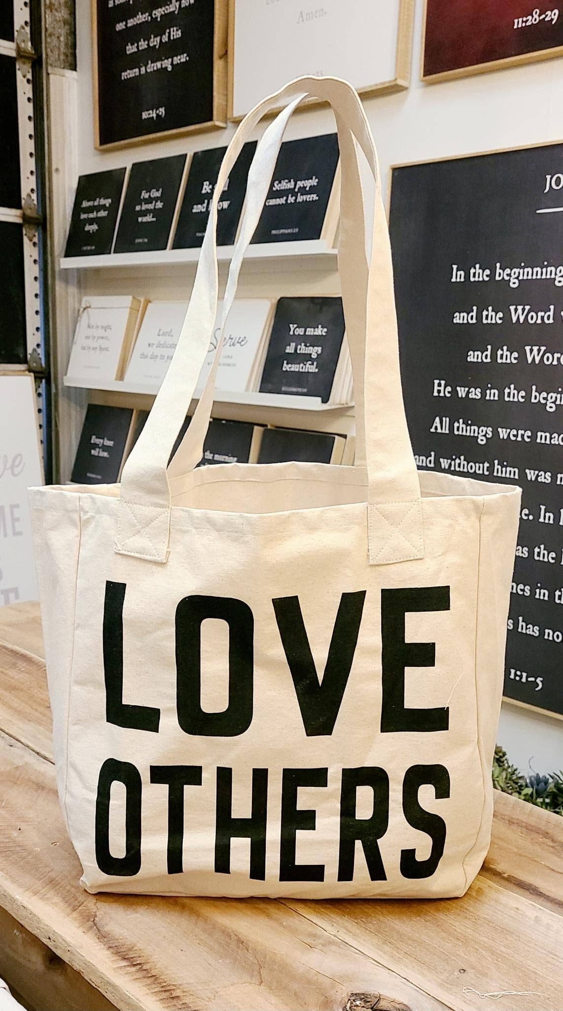 Love God | Love Others Tote Bags