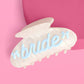 Bride Acrylic Claw Clip