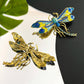 Colorful Dragonfly Brooch