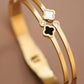 18K Gold PVD Plated Waterproof Stainless Steel Bangle