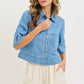 Everyday Effortless Denim Button Down Shirt