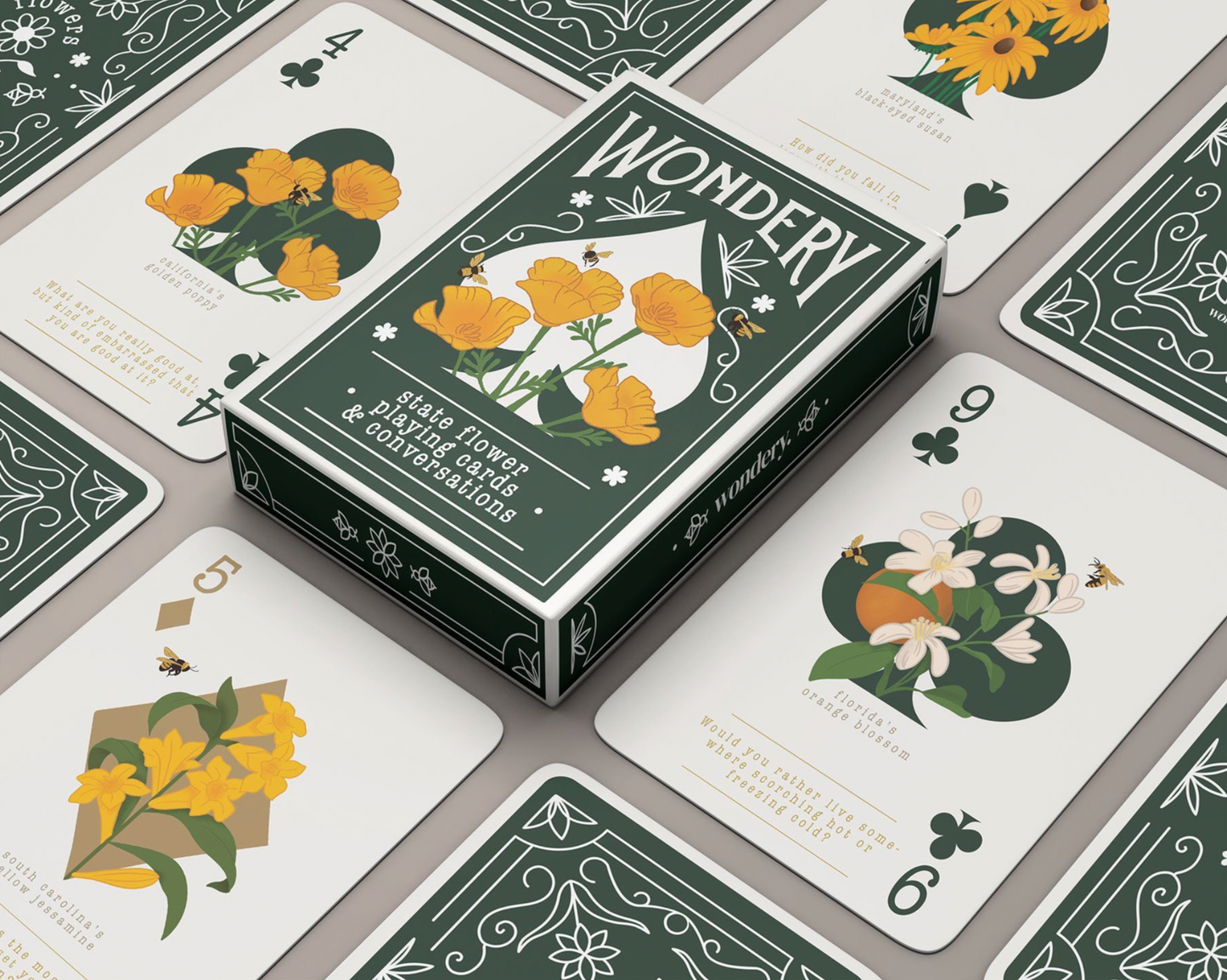 Flowers of America Playing Cards