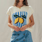 Lemon Graphic Knit Vest Citrus Top