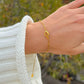 Heart Paperclip Chain Bracelet