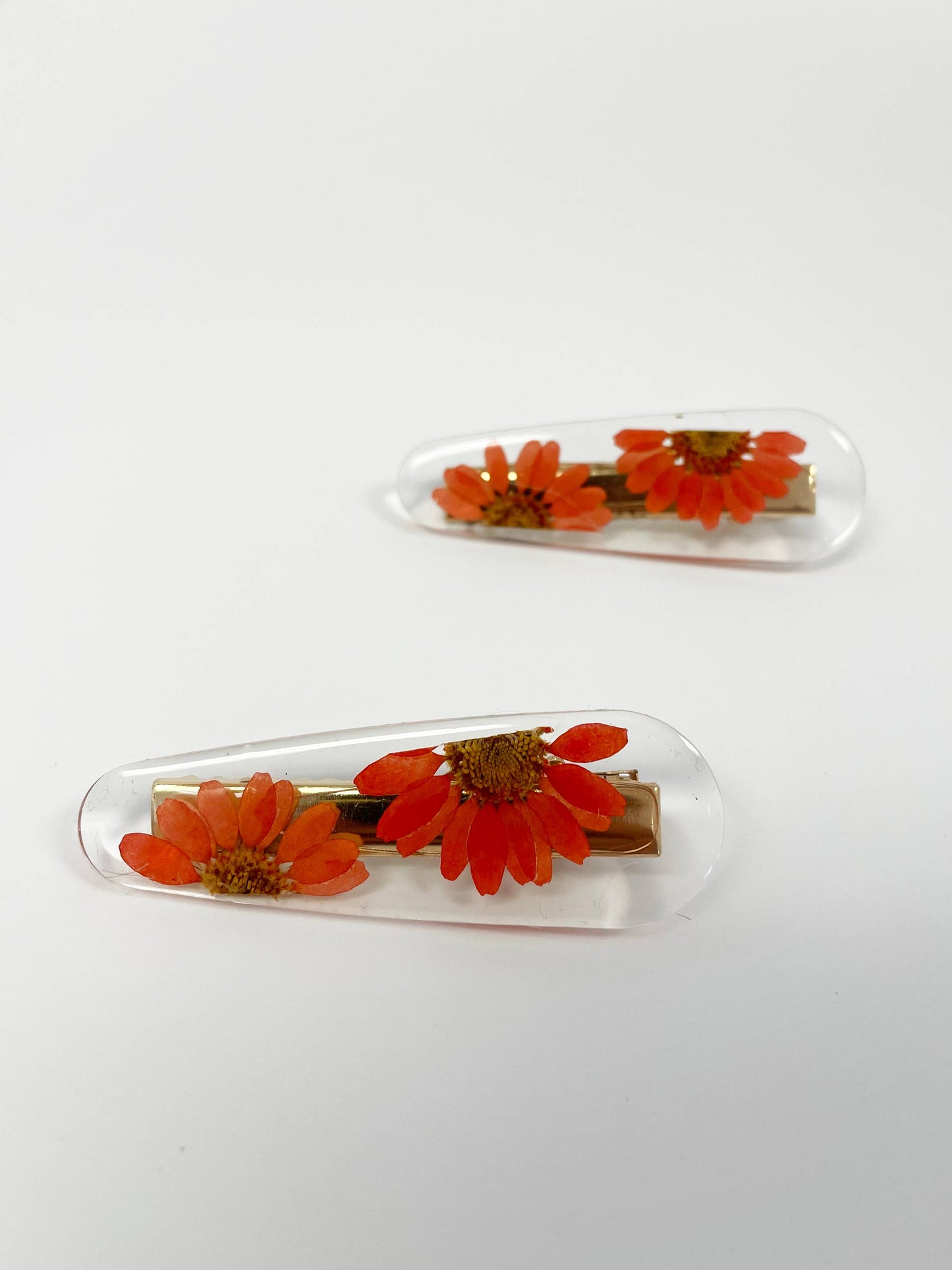 Real Pressed Flowers Hair Clip