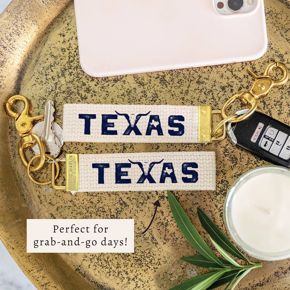 Texas Keychain Bag Charm