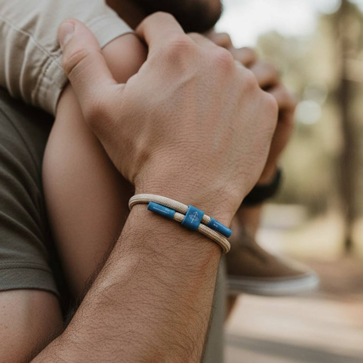COURAGE + STRENGTH Christian Cord Bracelet