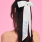 Bride To Be Embroidered Hair Bow
