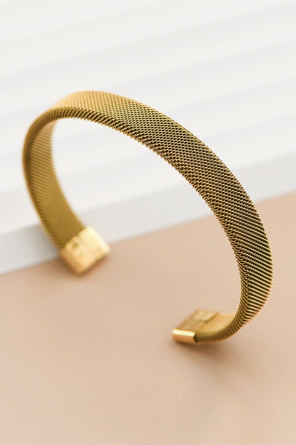 18K Gold Plated Waterproof Stainless Steel Cuff