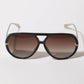 Tinted Lenses Retro Aviator Sunglasses