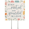 Rooted In Love Plant Thoughts Garden Stake